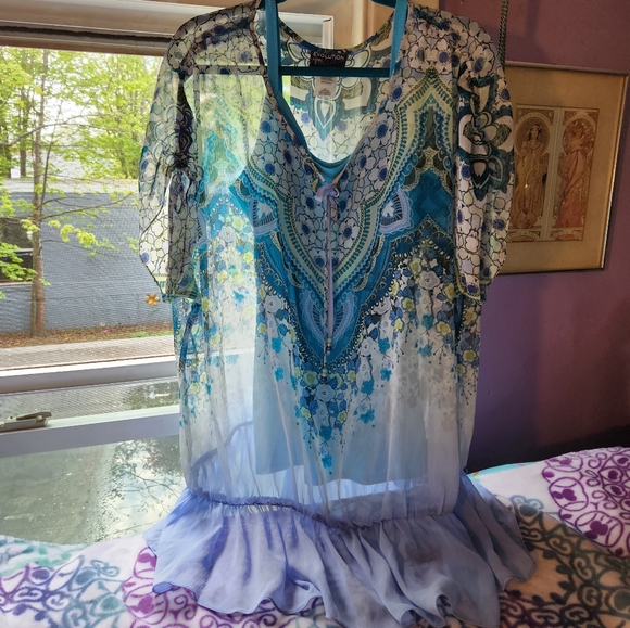 BUNDLE of two 2X's blouses / tang tops - Picture 16 of 16